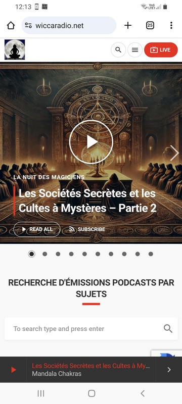 Wicca Podcasts Radio 5.0 - App Android