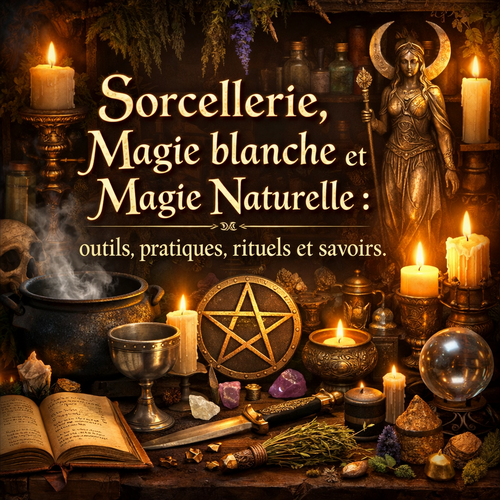 Sorcellerie, Magie blanche et Magie Naturelle : outils, pratiques, rituels et savoirs...