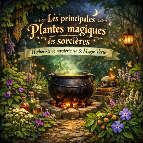 Les principales plantes magiques des sorcières : herboristerie mystérieuse et magie verte ! 
